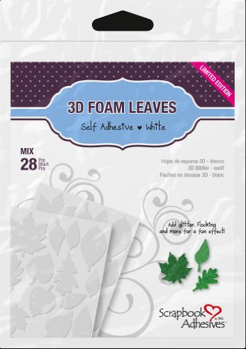 Scrapbook Adhesives by 3L 3L Corporation Self-Adhesive Scrapbook Foam Embellishment Shapes, Leaves