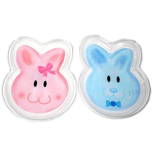 Chef Craft Select Plastic Blue/Pink Easter Bunny Dinner Plate, 10.25 inch, Design May Vary