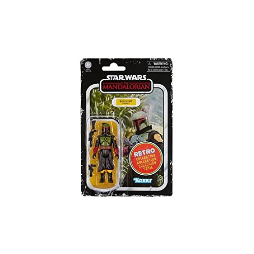 Hasbro Star Wars Retro Collection Boba Fett (Morak) Toy 3.75-Inch-Scale The Mandalorian Collectible Action Figure, Toys Kids 4 and Up