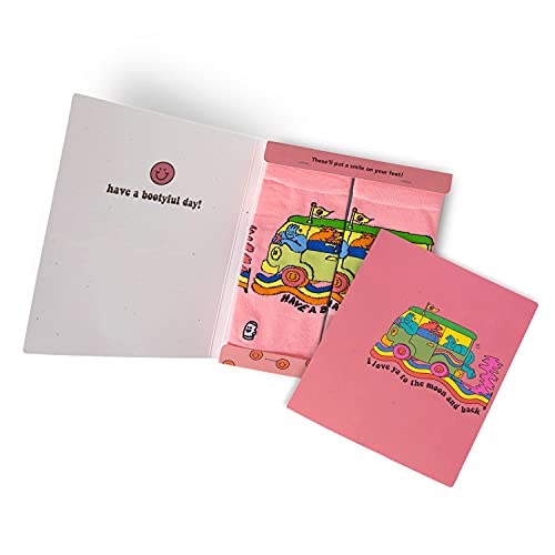InStitches BooSocki Bootyful Day Crew Sock Expression and Card Combo Greeting Card