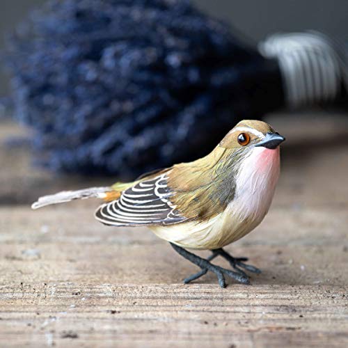 Park Hill Collection EAO90499 Feathered Songbird Figurine, 5-inch Length