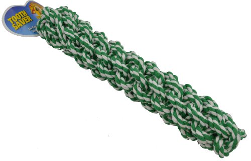 Amazing Pet Products Retriever Rope Dog Toy, 12.5-Inch, Green