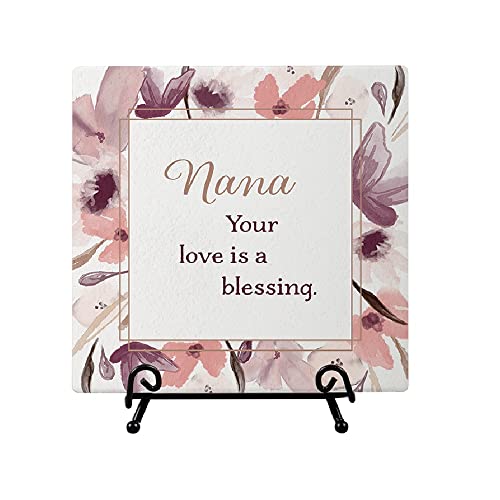 Carson 24665 Nana Easel Plaque, 6-inch Square, Ceramic