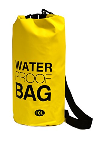 Calla 2104 Waterproof Dry Bag, 10 Liters, Yellow