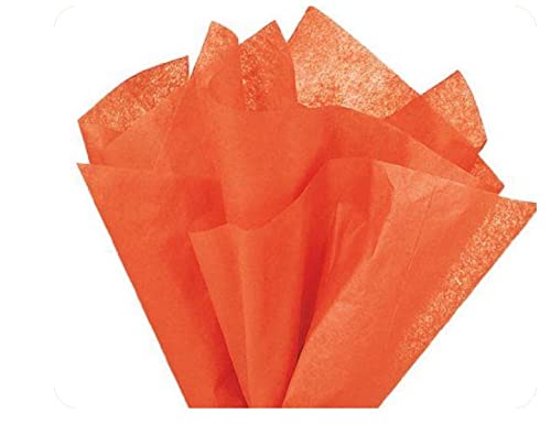 Amscan 47286.05 Solid Orange Tissue Paper, 20‚Äùx20‚Äù | 8ct