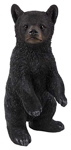 Hi Line Gift 87957-B Black Bear Cub Standing Statue