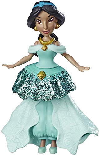 EE Distribution Disney Princess Jasmine Doll with Royal Clips Fashion, One-Clip Skirt
