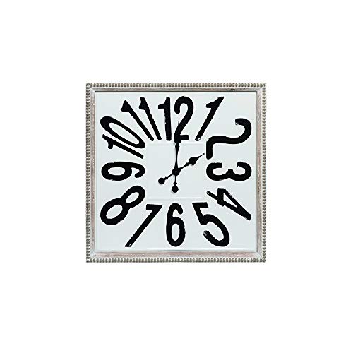 Transpac A5864 Metal Wall Clock Decor, 24-inch Square