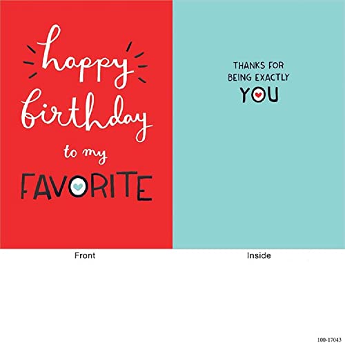 Design Design To My Favorite Romantic Birthday Card