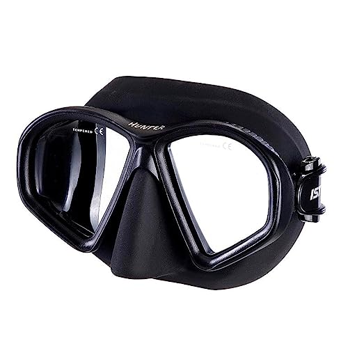 IST Hunter Twin Lens Mask- Low Volume Design & special non-polish finished diving snorkel mask