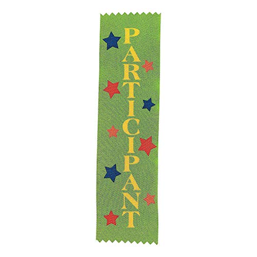 Fun Express - "Participant Award Ribbons - Stationery - Awards - Award Ribbons & Paper Certificates - 12 Pieces