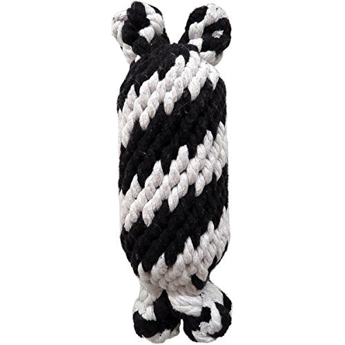 Scoochie Pet Products Super Scooch Braided Rope Man with Squeaker Dog Toy, Large, 9-Inch