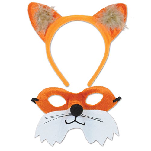 Beistle Fox Headband & Mask Set, , Multicolored