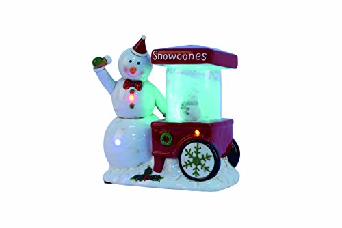 Transpac Light Up Musical Snowman Decor