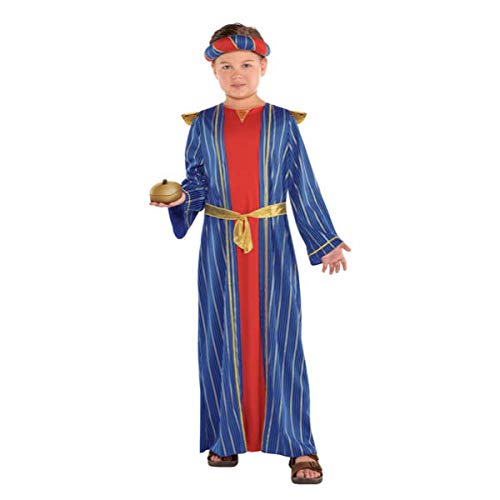 Amscan Boys Gaspar Wise Man Costume | Large (12-14) Blue