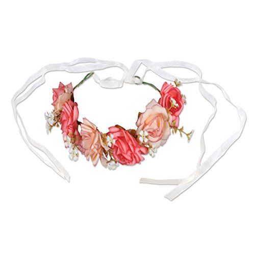 Beistle Floral Crown, Adjustable, Multicolor