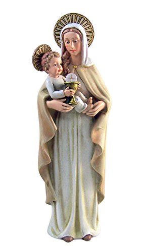 Christian Brands Resin Our Lady of The Blessed Sacrament Figurine Inspired by Sister M.I. Hummel, 8 Inch