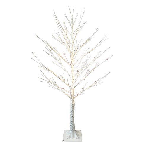 Kurt Adler Adler TR3261WW Artificial Christmas Tree, White, Brown