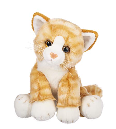 Ganz Heritage Orange Tabby Cat 12 inch - Stuffed Animal Plush Toy