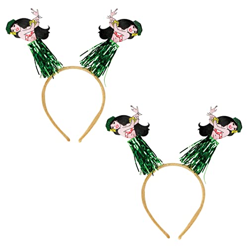 Beistle S60570AZ2, 2 Piece Hula Girl Boppers, One Size Fits Most