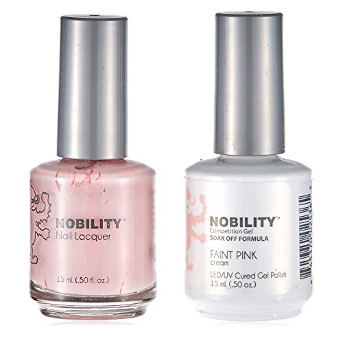 Lechat Nobility ‚Äì Gel Polish & Nail Lacquer Set - Collection 2-5oz (Faint Pink NBCS086)