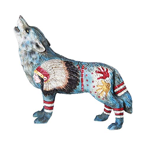 Pacific Trading Giftware The Wolf Spirit Collection Homage to The Chief Wolf Spirit Collectible Figurine