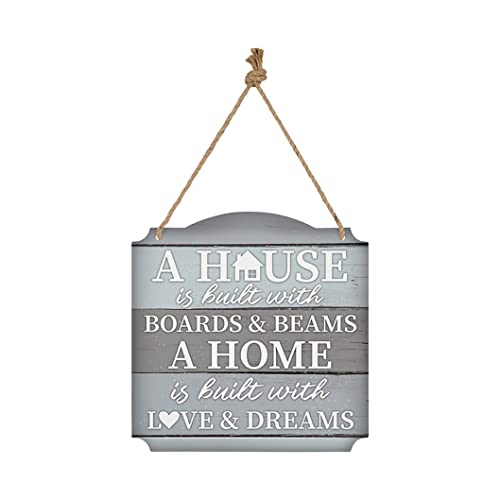 Carson 24322 House Built Metal Wall Decor, 12-inch Square