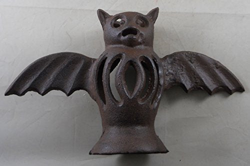 Upper Deck Cast Iron Bat Candle Holder