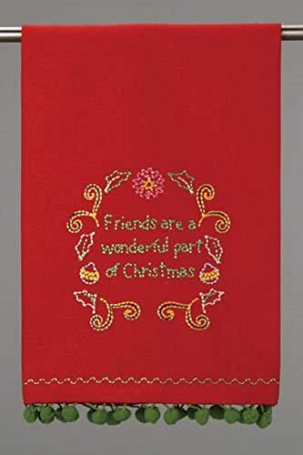 Peking Handicraft Friends Are A Wonderful Part Of Christmas Towel