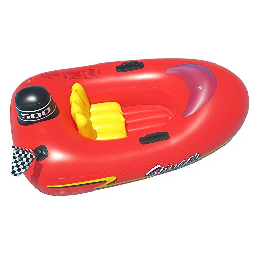 Swimline Speedboat Inflatable Kids Float, Red