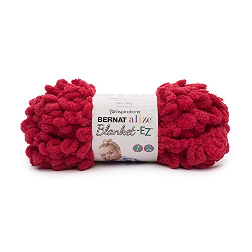 Spinrite Yarns (CA) Bernat Alize Blanket-EZ Yarn, Bright Red