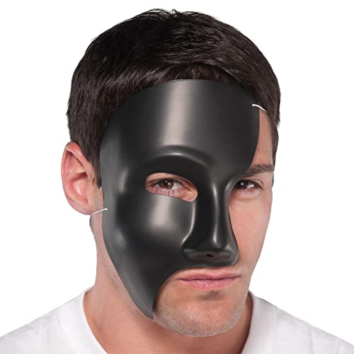 Amscan Phantom Mask Black | Costume Accessories