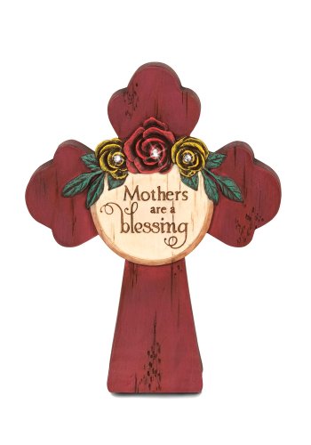 Pavilion Gift Company Simple Spirits 41022 Self-Standing Cross, 5-Inch, Mother