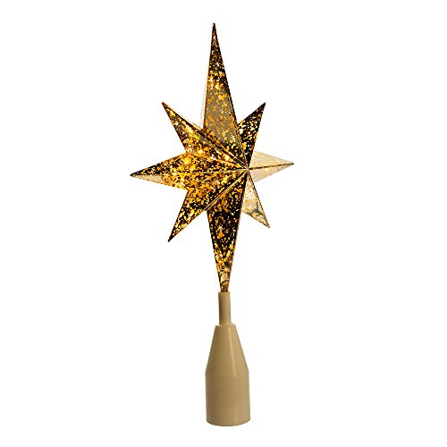 Kurt Adler UL 10-Light Gold Bethlehem Star Treetop