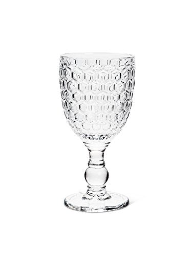 Abbott Collection 27 GOB Honeycomb Goblet-6.5" H(8oz), 6.5 inches high
