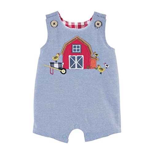 Mud Pie Barn Jon Jon, 3-6 Months, Cotton, Multicolor