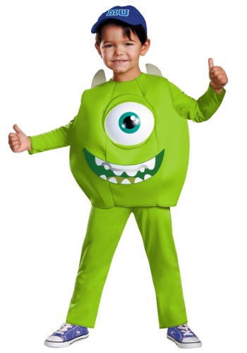 Disguise Disney Pixar Monsters University Mike Boys Deluxe Costume, Large/4-6