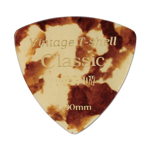 Osiamo Pickboy Vintage Pick, Classic T-Shell Triangle, Cellulose, 1.00mm, 10 picks