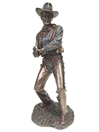 Unicorn Studio Cowboy Firing Pistol Statue Sculpture