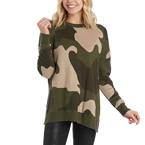 Mud Pie Autumn Printed Sweater, 2-inch Large