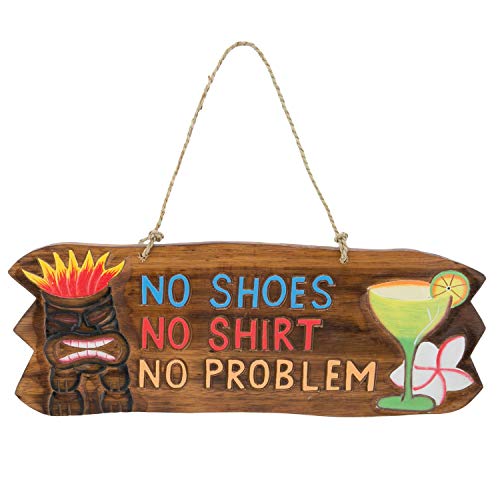 Beachcombers - NO SHOES/NO SHIRT Tiki Sign