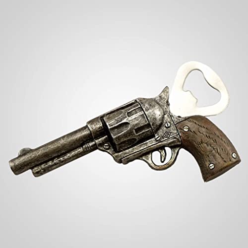 Lipco Polyresin Revolver Pistol Design Bottle Opener, 5.5-inch Length, Kitchen Accessories