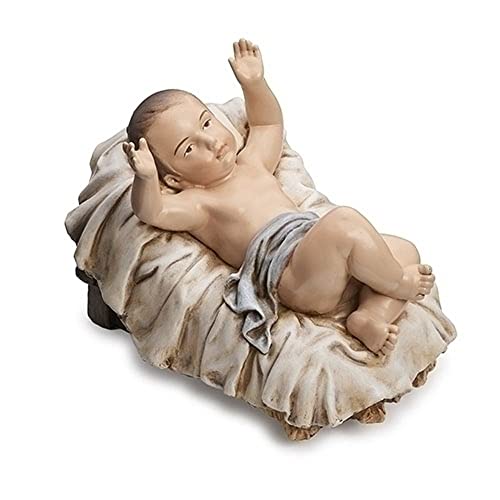 Roman Joseph's Studio Baby Jesus Figurine, 4.75-inch Height, Resin, Religious Decoration