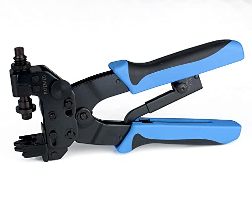 Comfy Hour Jolly Handy Tools Collection Compression Crimping Tools Connector Crimping Pliers Available for RG59 RG6 Cables, Metal