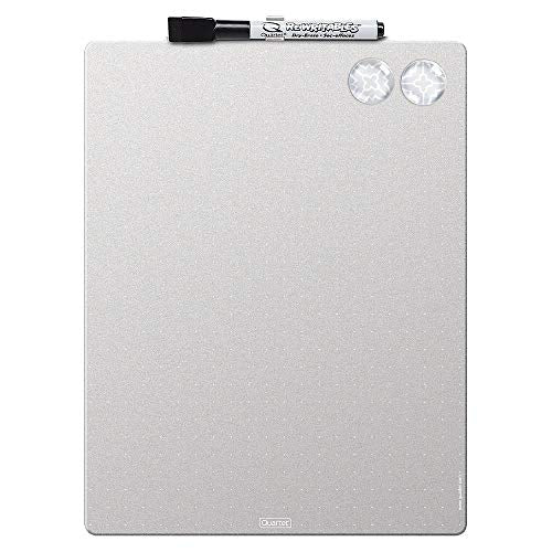 ACCO (Office) Quartet Magnetic Dry-Erase Frameless Whiteboard, Melamine, 8 1/2" x 11", Silver