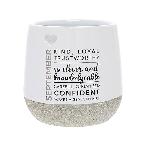Pavilion Gift September Candle - 11 oz - 100% Soy Wax Reveal Candle with Faux Birthstone Scent: Tranquility - Candle Reveal May All Your Wishes Come True