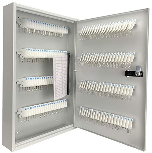 BARSKA CB13602 Combination Lock 160 Position Key Cabinet Lock Box Grey, One Size