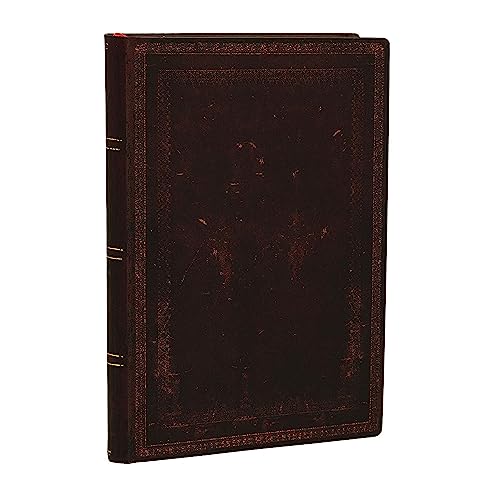 Paperblanks | Black Moroccan Bold | Old Leather Collection | Softcover Flexi | Mini | Unlined | 240 Pg | 100 GSM (Flexis)