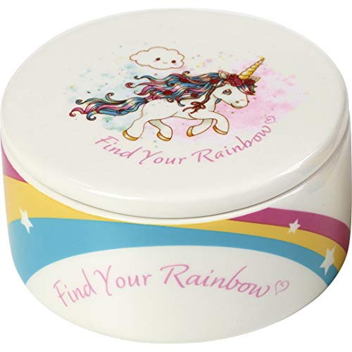 Precious Moments Cloud Covered Trinket Box, Multi