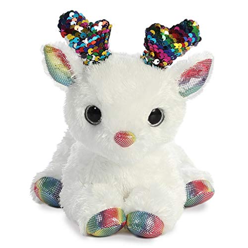 Aurora 13-inch Shimmers Rainbow Deer Plush Animal Toy